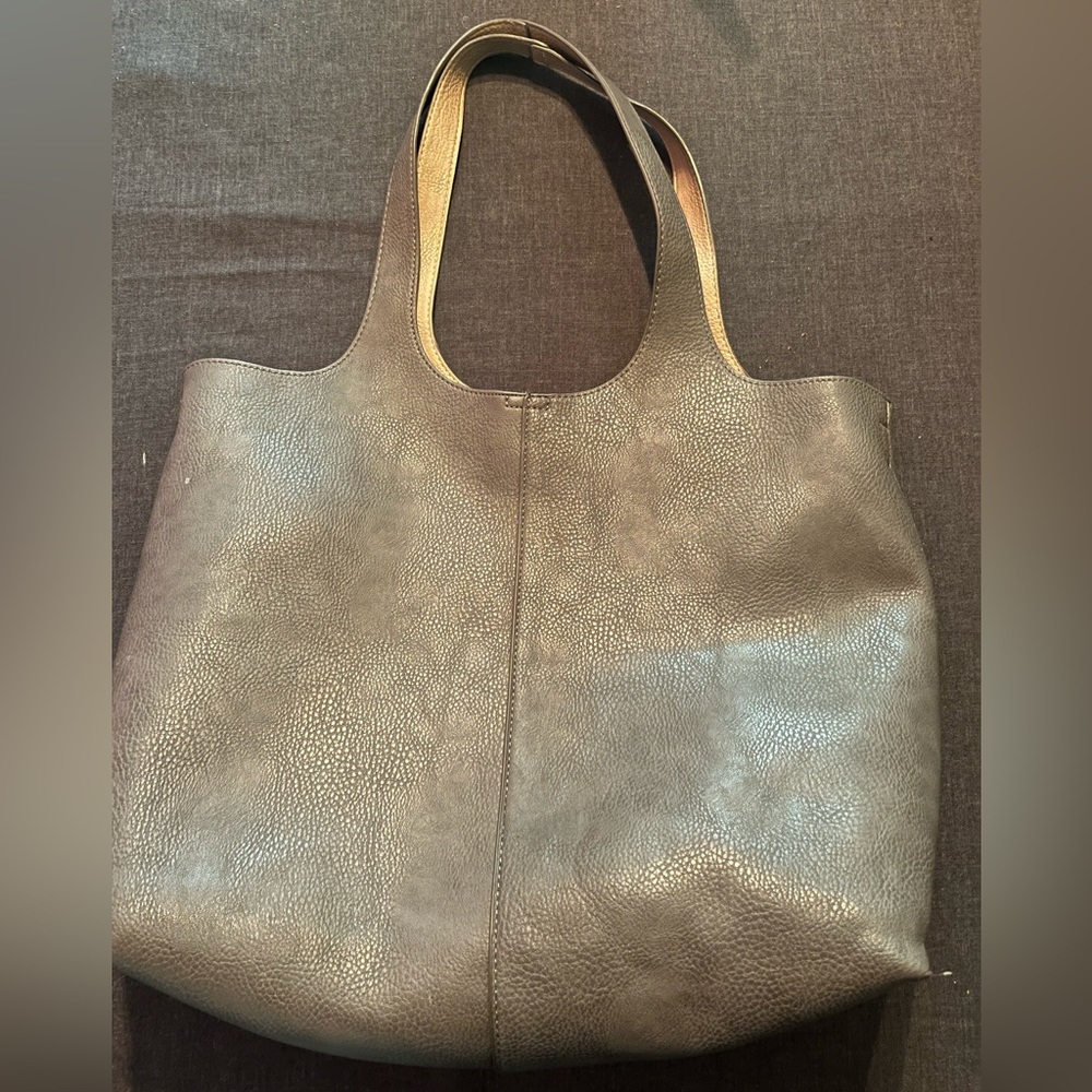 Rebecca Minkoff Dark Gray Leather Hobo Bag